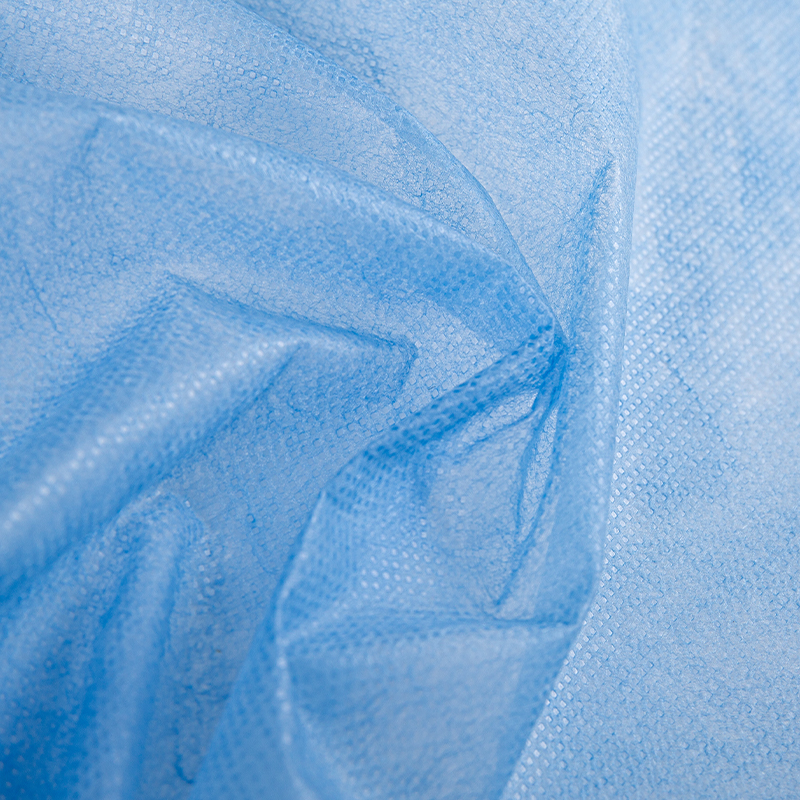 Tecido não tecido PP Spunbond quadriculado para máscaras médicas